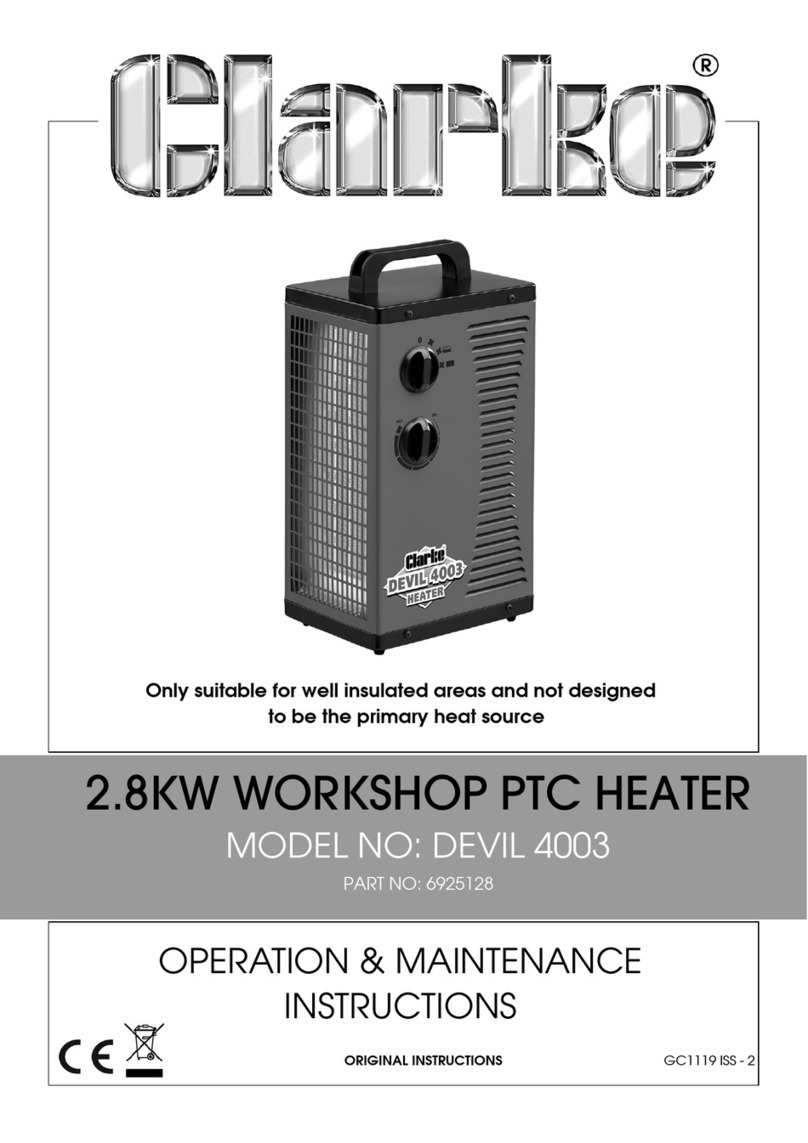 Clarke DEVIL 4003 Manual de instrucciones