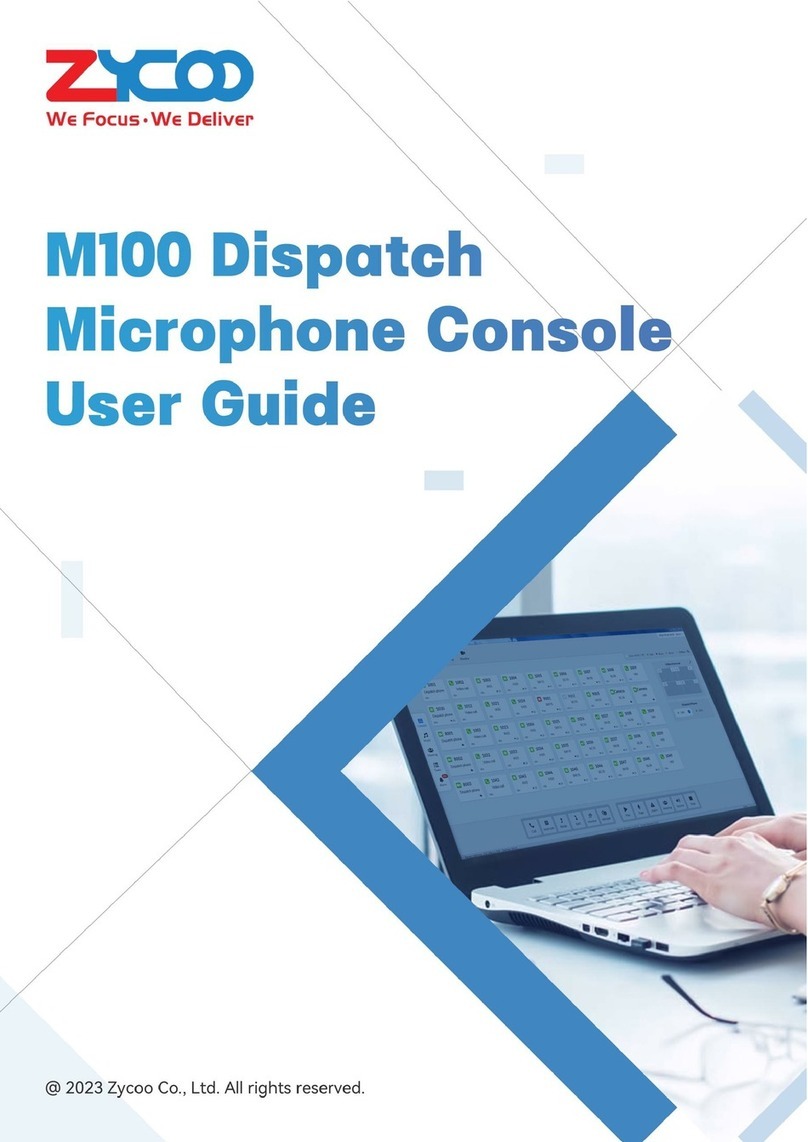 Zycoo M100 Manual de usuario