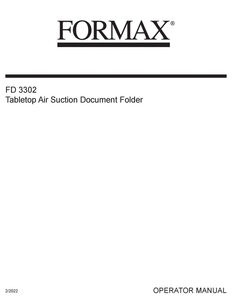 Formax FD 3302 Manual de usuario Formax FD 3302 Manual de usuario