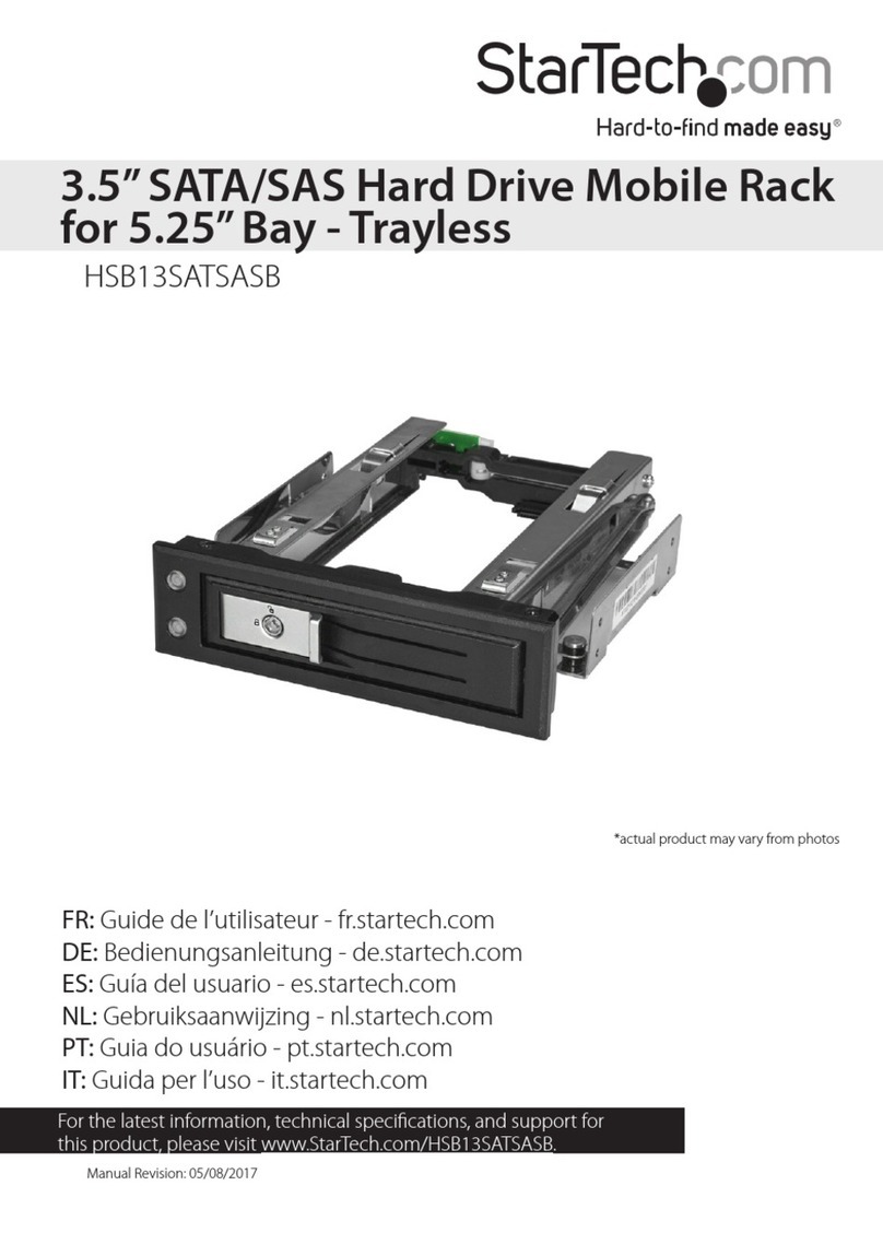 StarTech.com HSB13SATSASB Manual de usuario