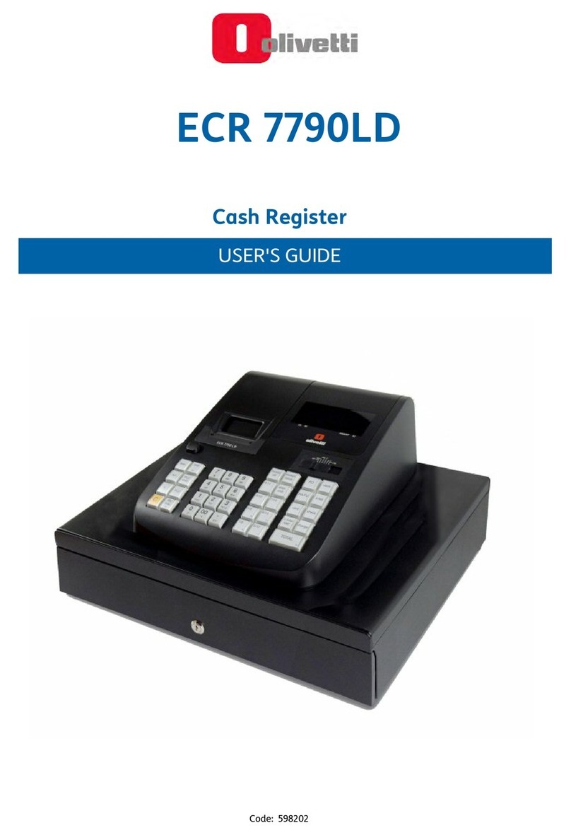 Olivetti ECR 7790LD Manual de usuario