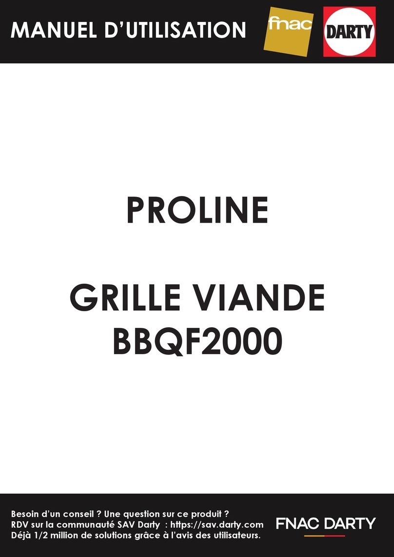Proline BBQF2000 Manual de usuario