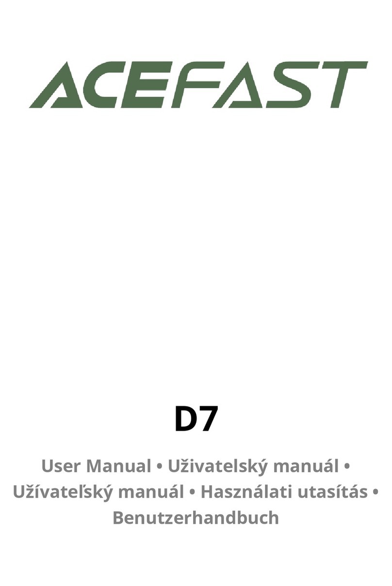 ACEFAST D7 Manual de usuario ACEFAST D7 Manual de usuario