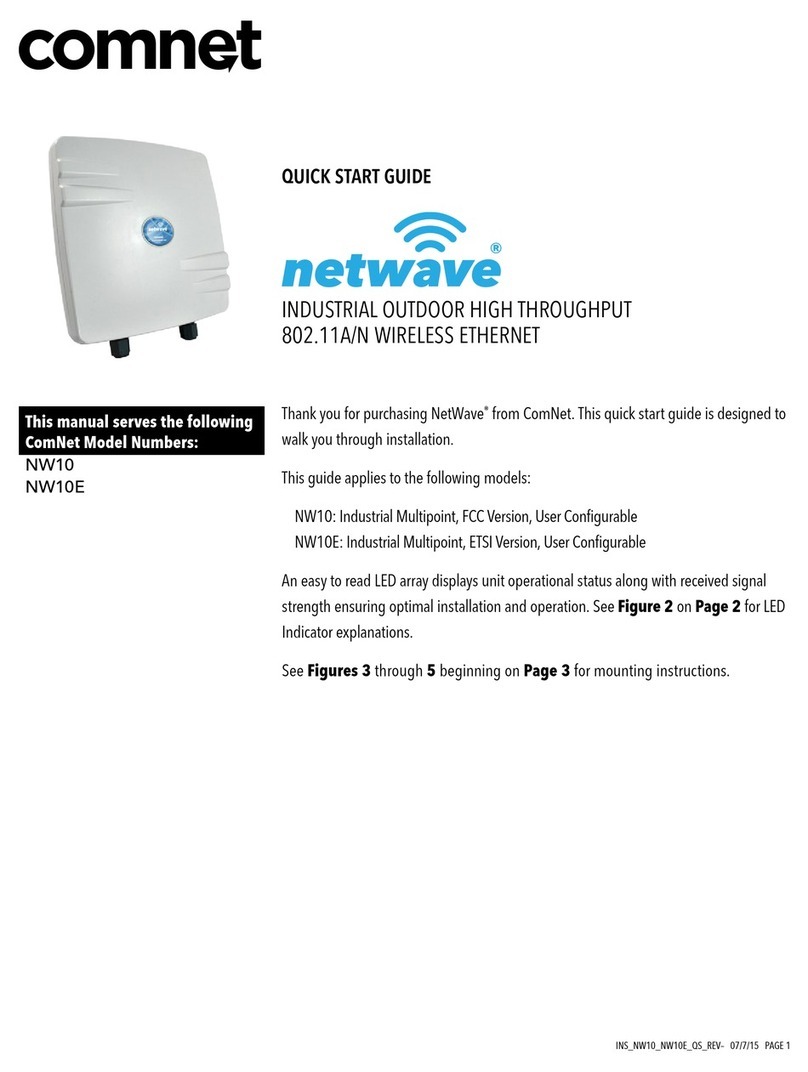 Comnet NW10E Manual de usuario