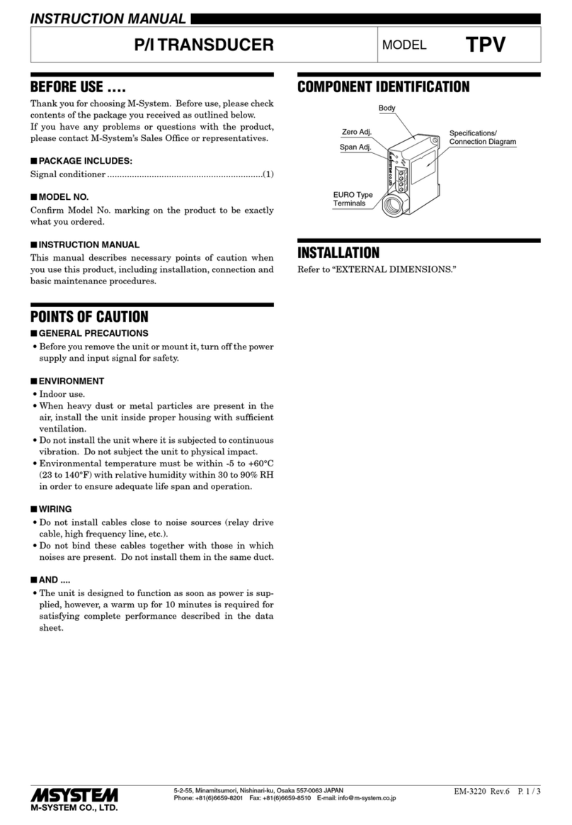 M-system TPV Manual de usuario M-system TPV Manual de usuario