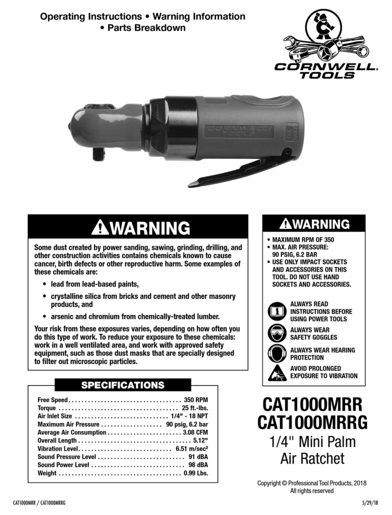 Cornwell Tools CAT1000MRRG Manual de usuario