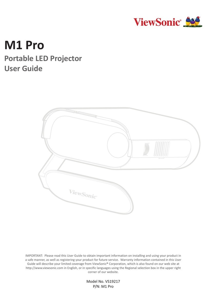 ViewSonic M1 Pro Manual de usuario