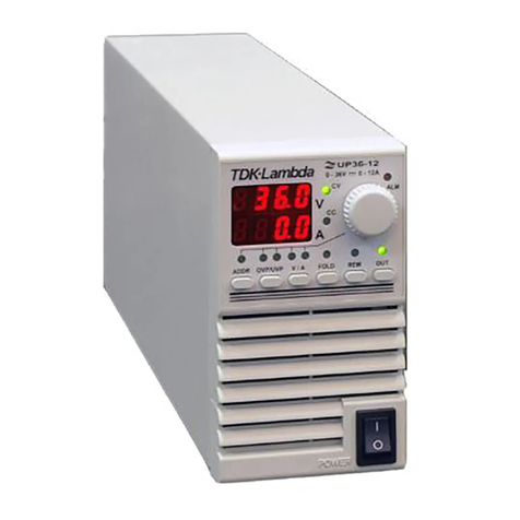 TDK-Lambda ZUP Series Manual de usuario