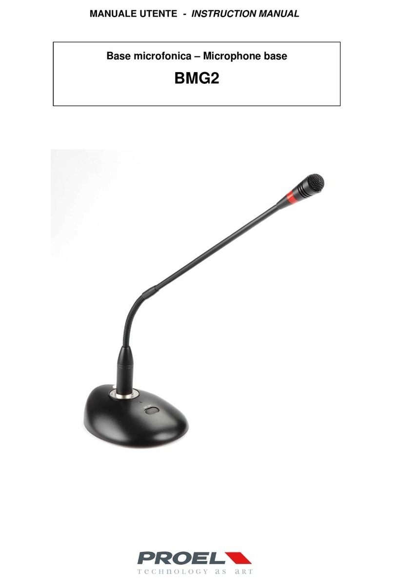 PROEL BMG2 Manual de usuario
