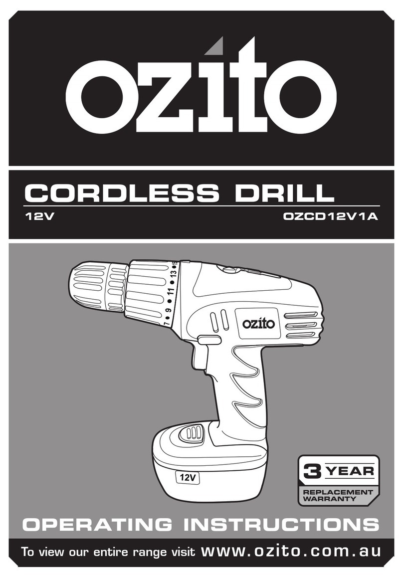 Ozito OZCD12V1A Manual de usuario