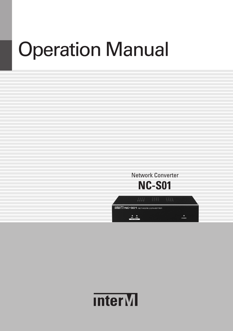 Inter-m NC-S01 Manual de usuario