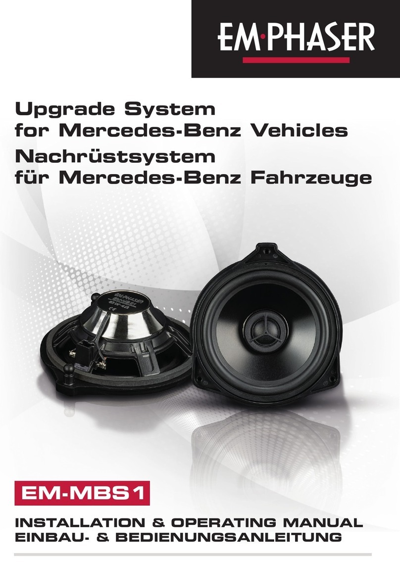 EMPHASER EM-MBS1 Instrucciones de instalación