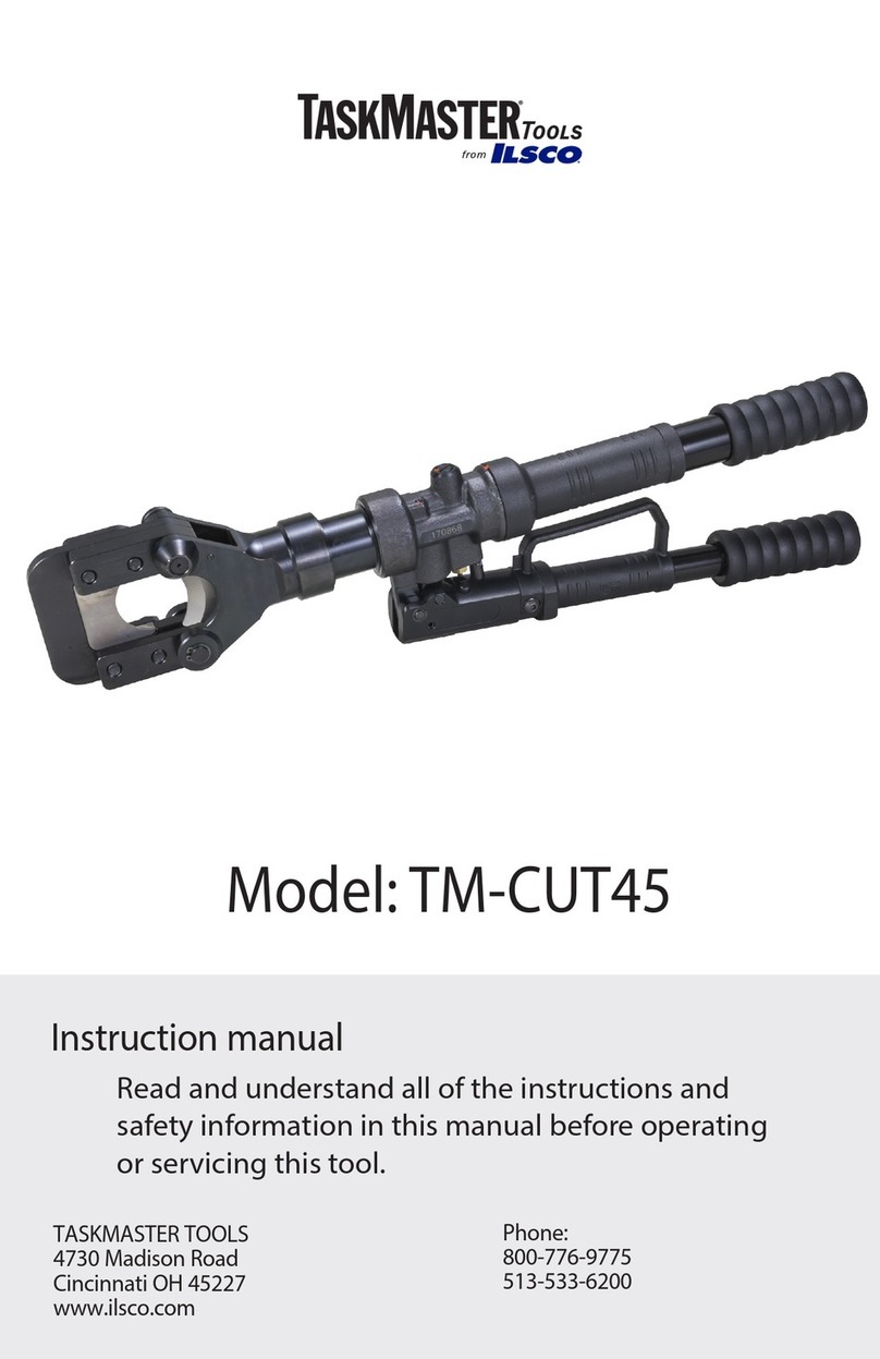 Ilsco TaskMaster TM-CUT45 Manual de usuario Ilsco TaskMaster TM-CUT45 Manual de usuario