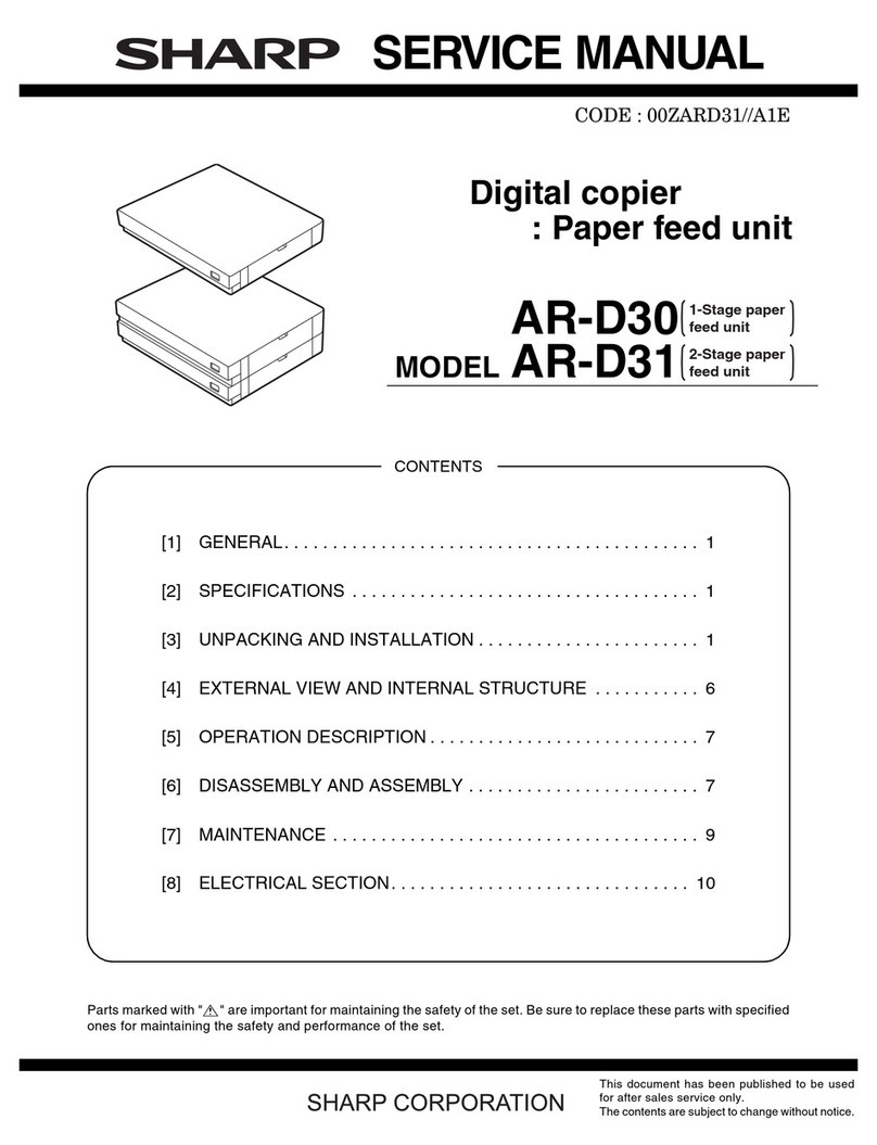 Sharp AR-D30 Manual de usuario