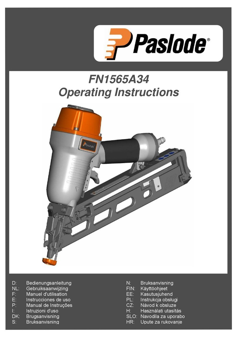Paslode FN1565A34 Manual de usuario