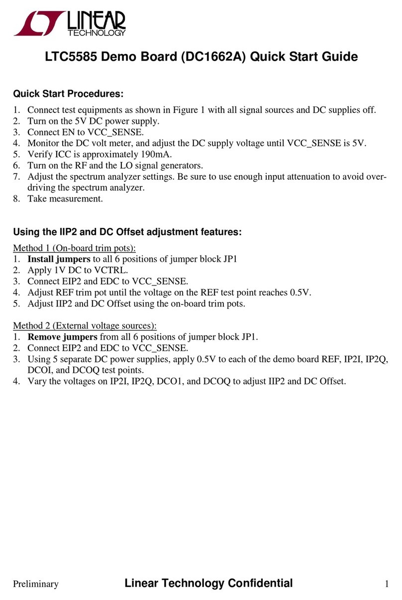 Linear Technology LTC5585 Manual de usuario