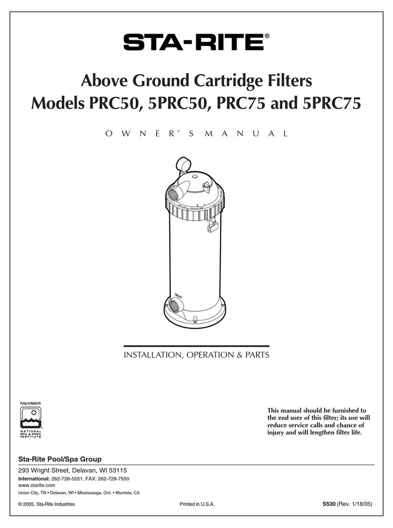 STA-RITE PRC50 Manual de usuario
