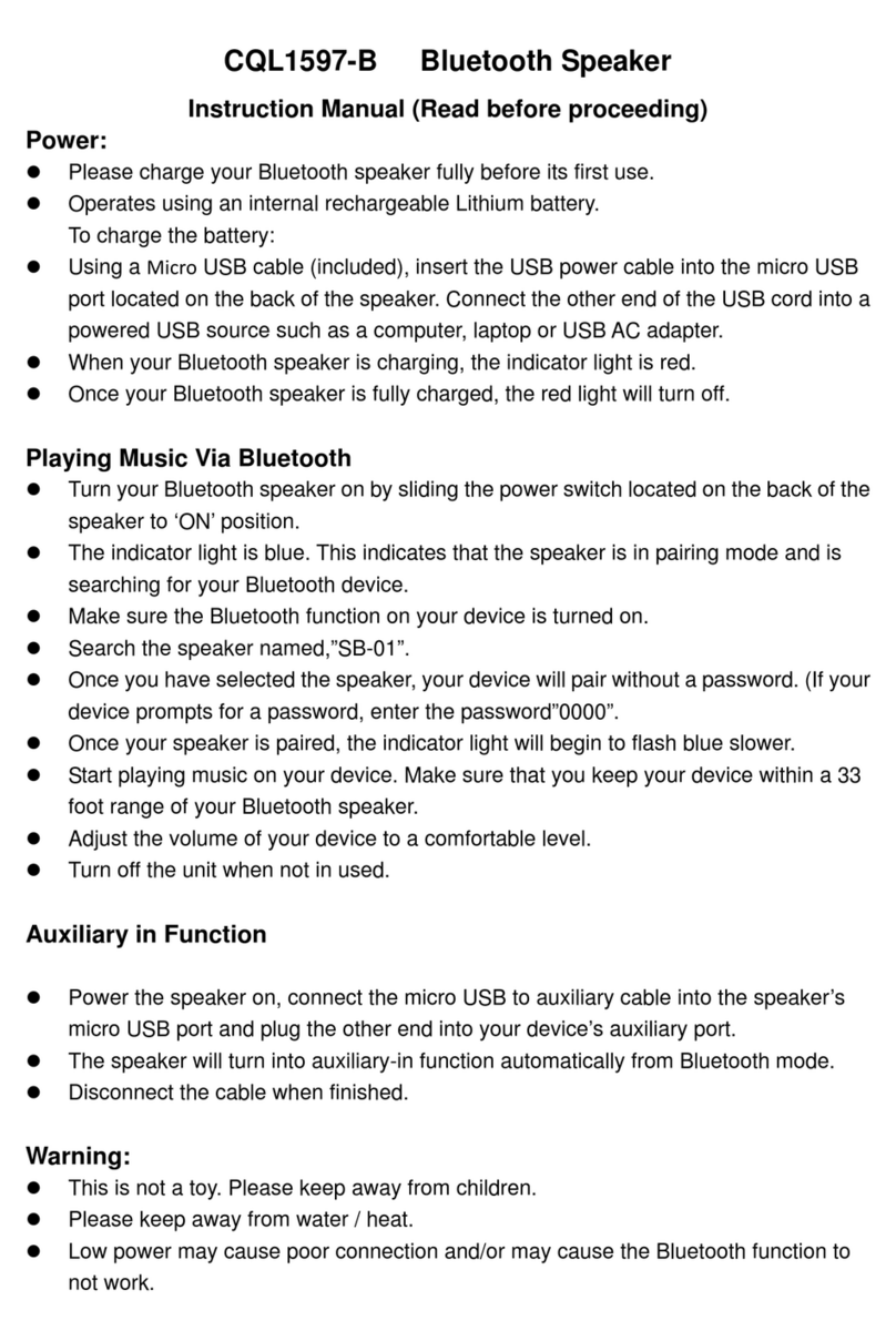 Conquer CQL1597-B Manual de usuario