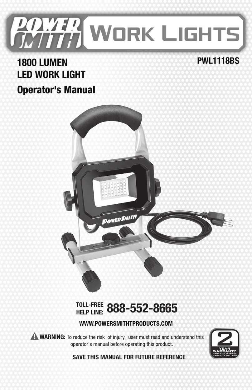 PowerSmith PWL1118BS Manual de usuario