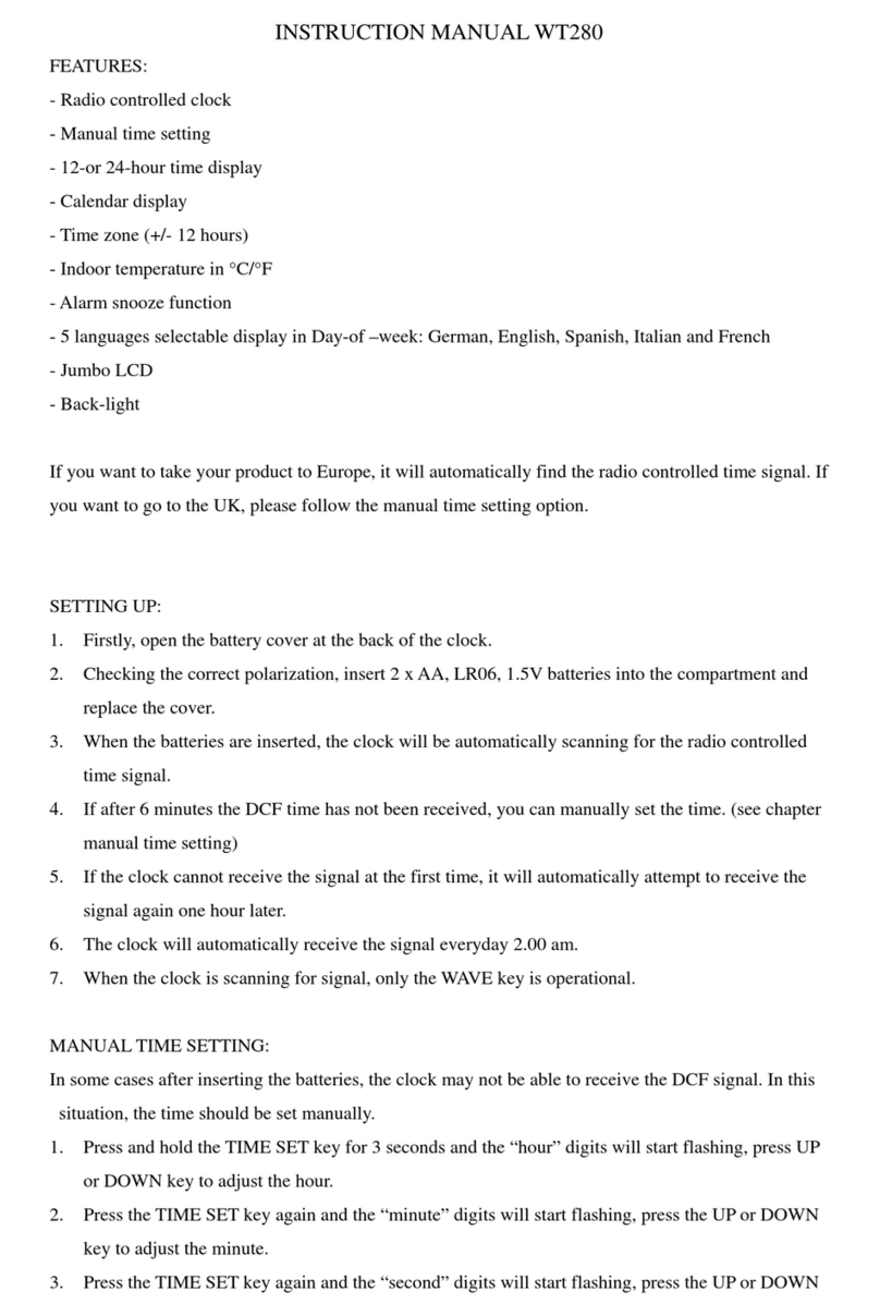 Technoline WT280 Manual de usuario