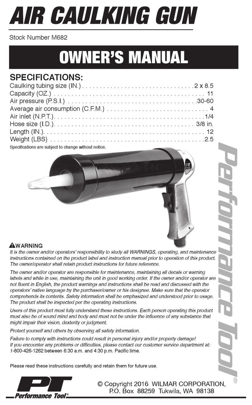 Performance Tool M682 Manual de usuario