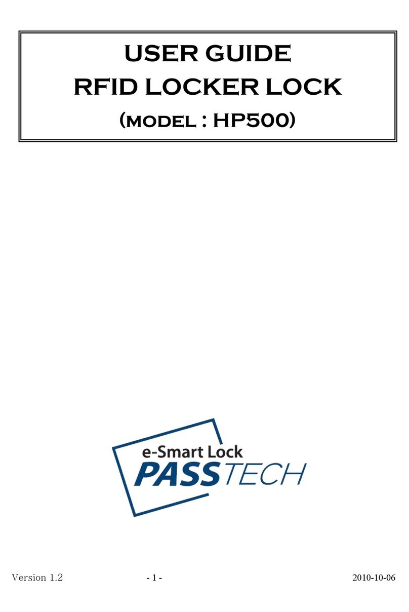 Passtech HP500 Manual de usuario