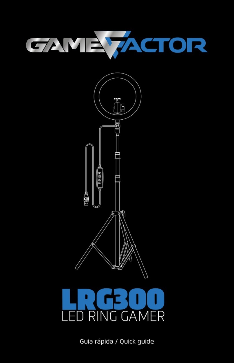 GameFactor LRG300 Manual de usuario GameFactor LRG300 Manual de usuario