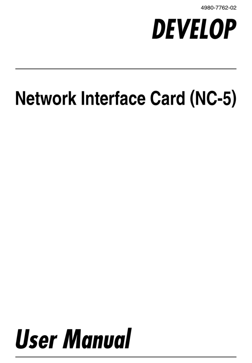 Develop NC-5 Manual de usuario