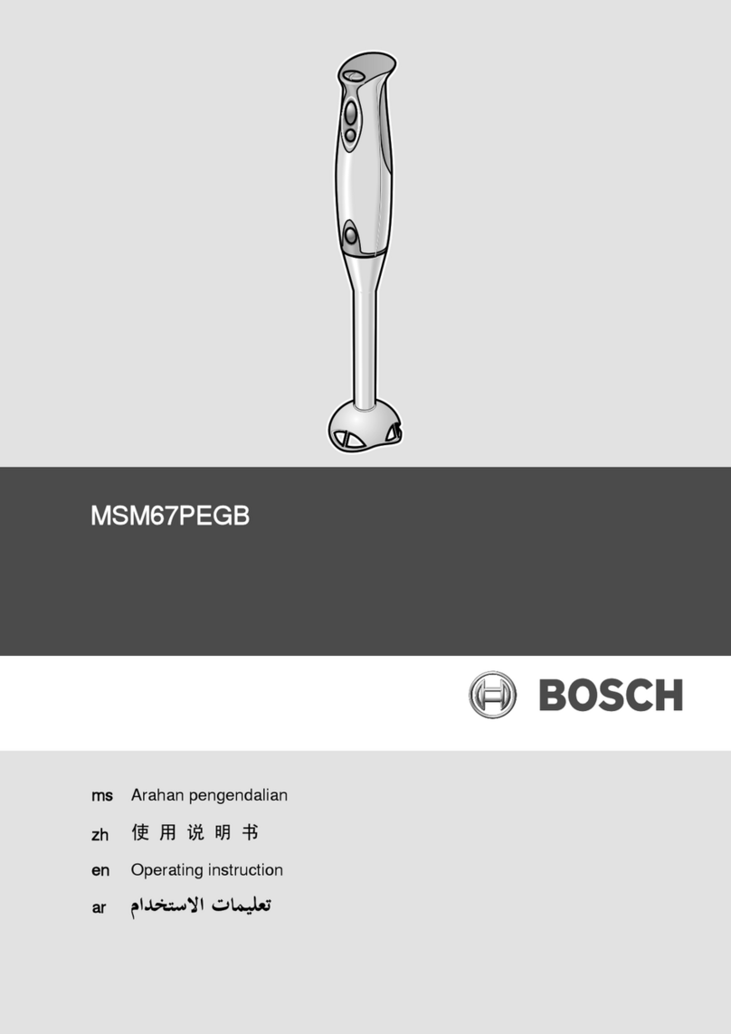 Bosch MSM67PEGB Manual de usuario