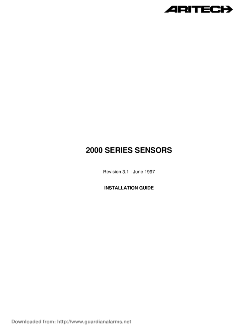 Aritech 2000 Series Manual de usuario Aritech 2000 Series Manual de usuario