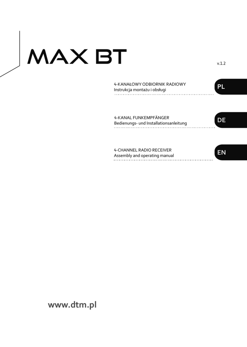 DTM System MAX BT Instrucciones de uso