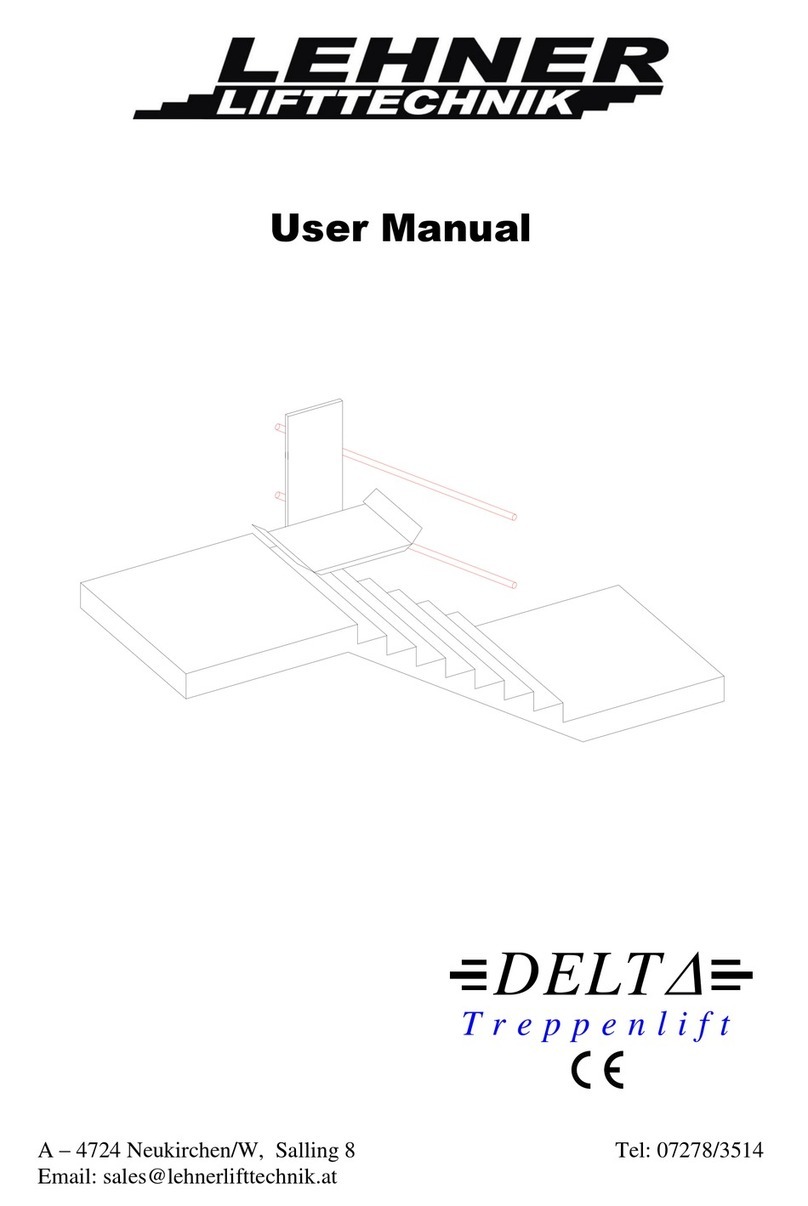 Lehner Lifttechnik DELTA Manual de usuario