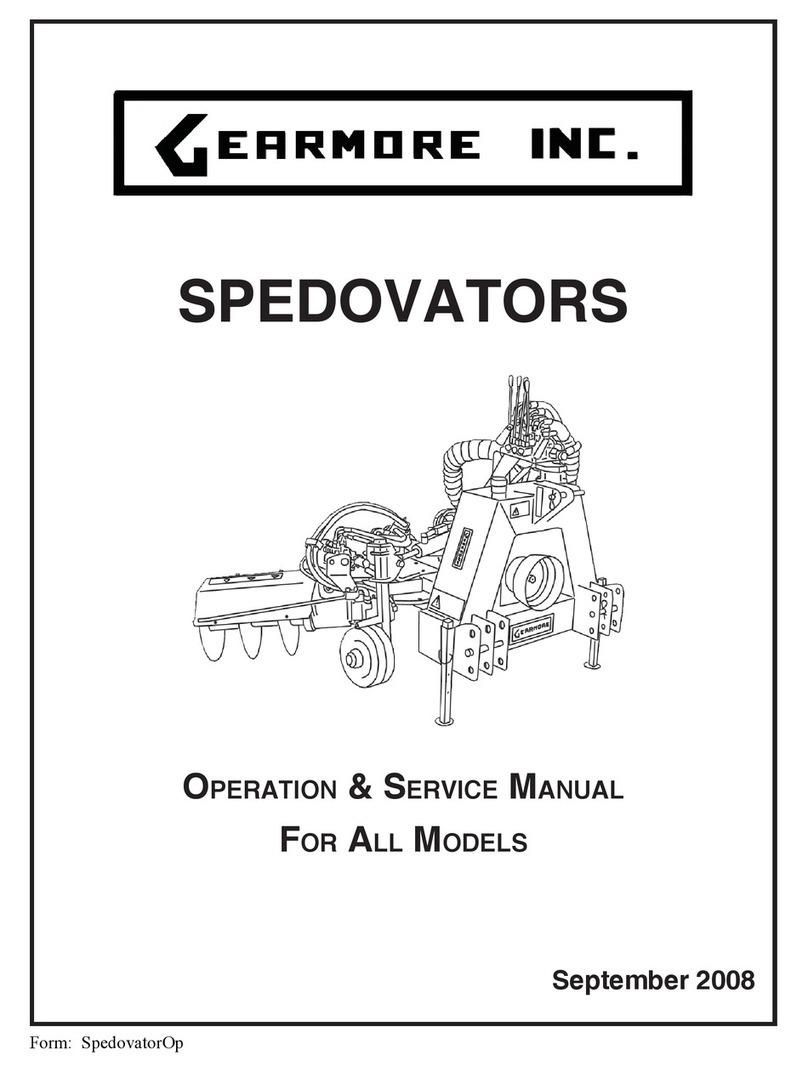 Gearmore SPEDOVATORS Instrucciones de instalación y funcionamiento