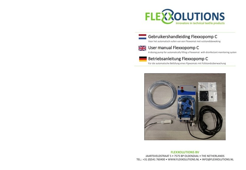 FLEXXOLUTIONS Flexxopomp C Manual de usuario