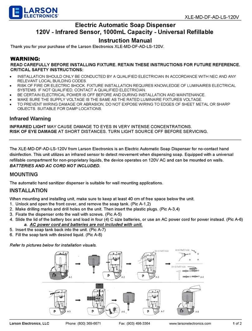 Larson Electronics XLE-MD-DF-AD-LS-120V Manual de usuario