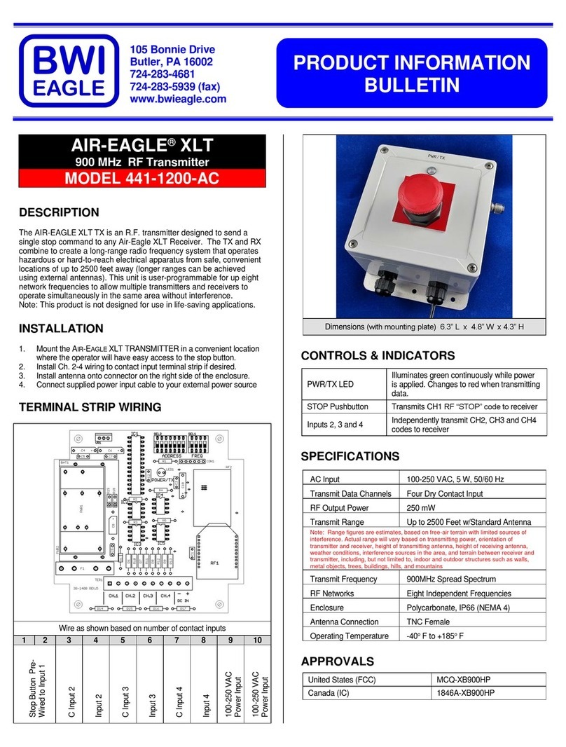 BWI Eagle AIR-EAGLE XLT Manual
