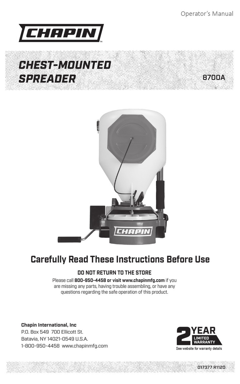 Chapin 8700A Manual de usuario