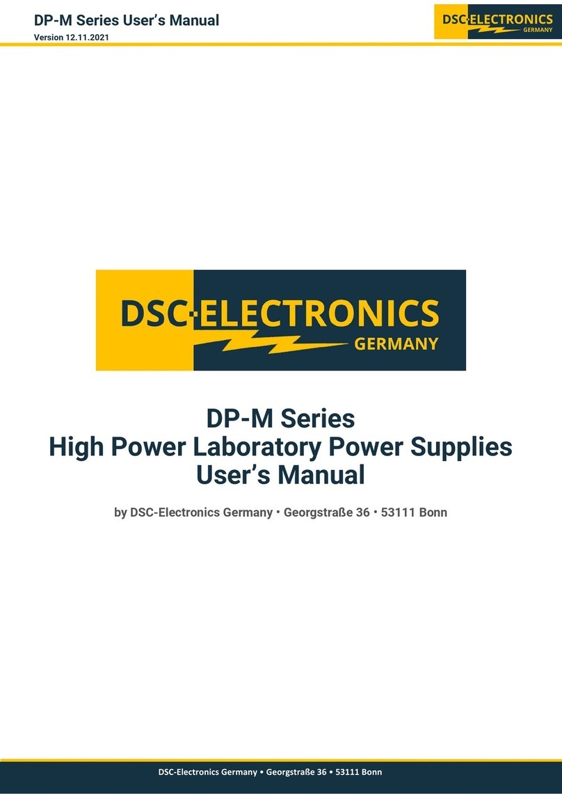 DSC ELECTRONICS DP-M Series Manual de usuario