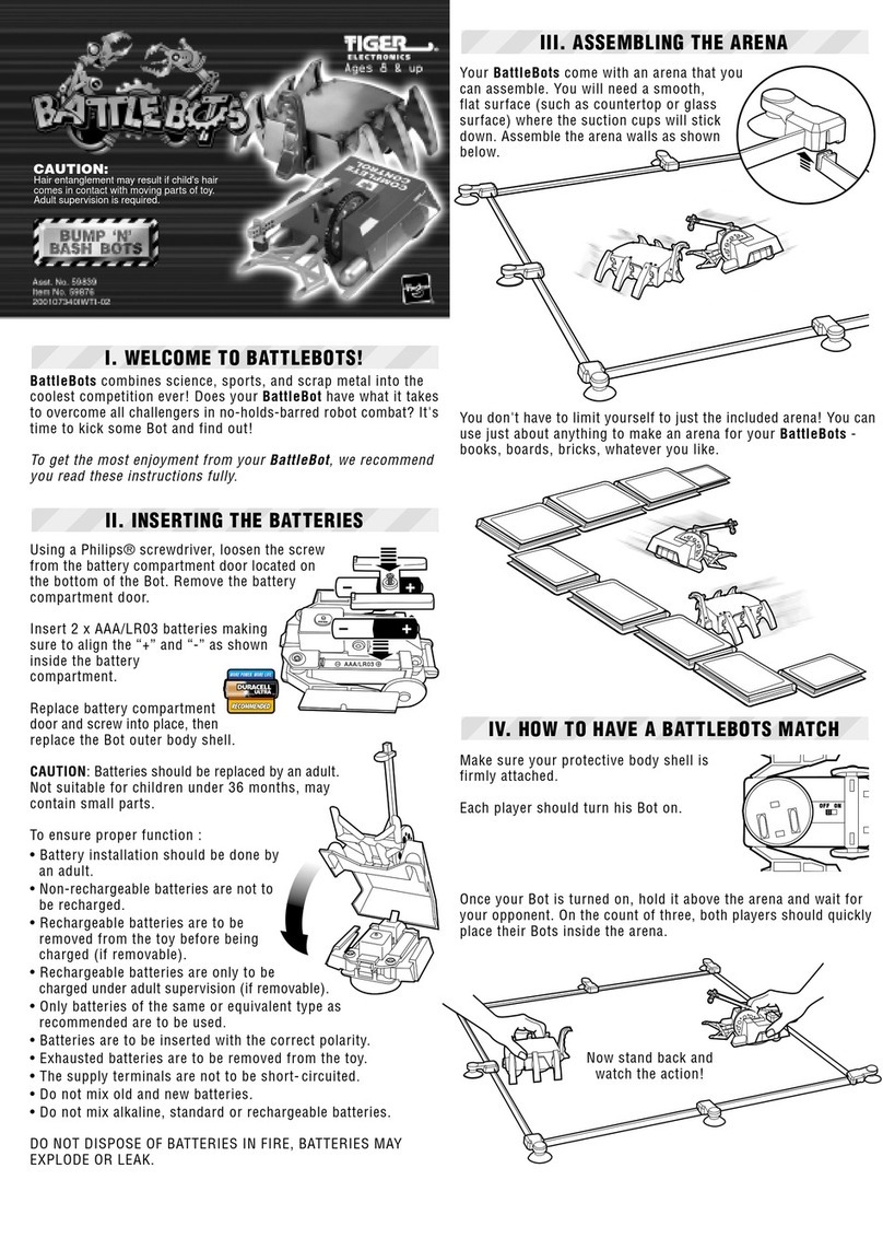 Hasbro Tiger Electronics BattleBots Manual de usuario
