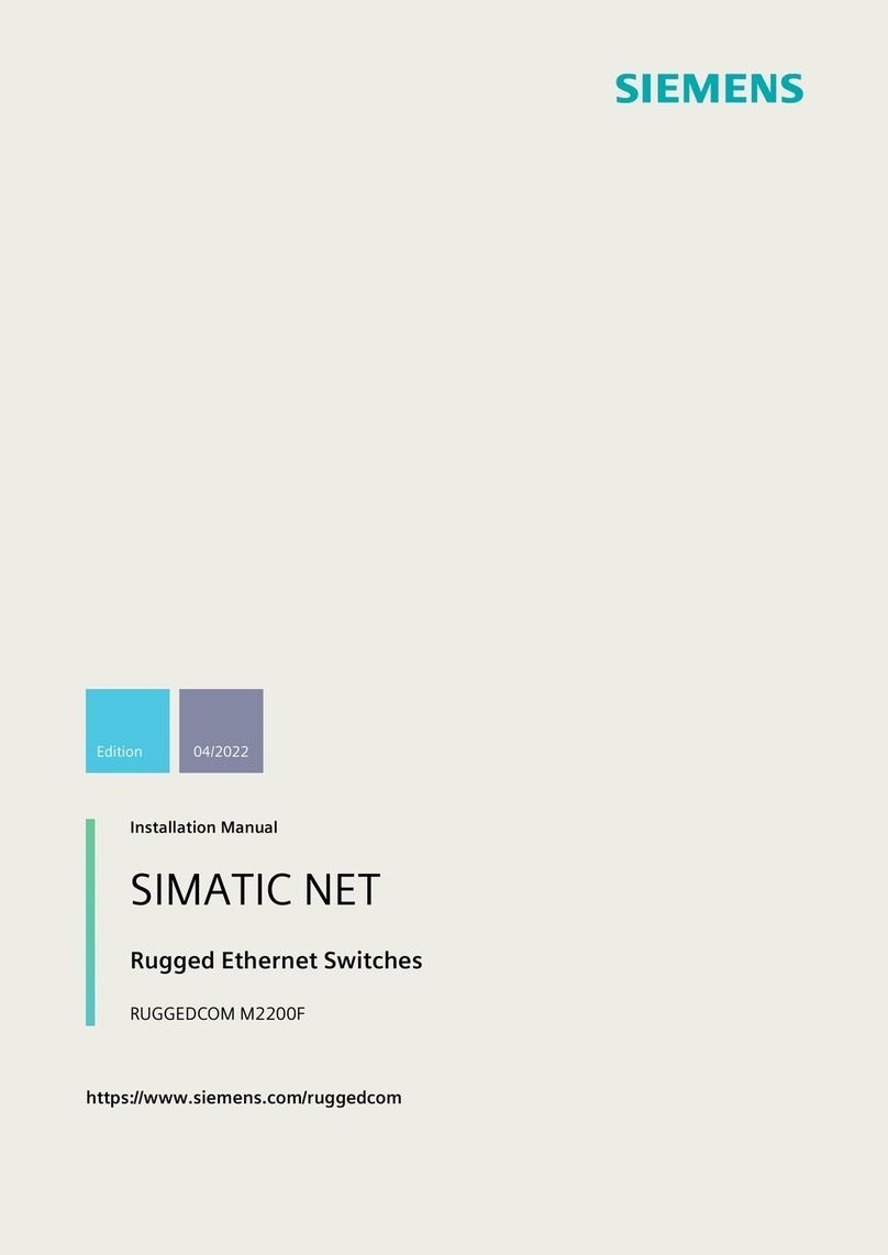Siemens SIMATIC NET RUGGEDCOM M2200F Manual de usuario