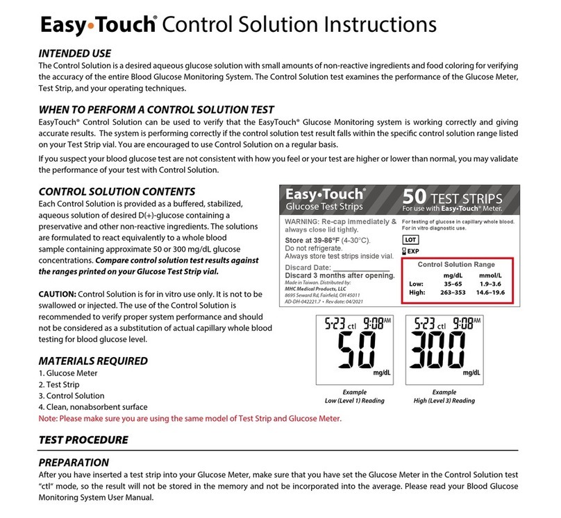 Easy Touch Control Solution Manual de usuario
