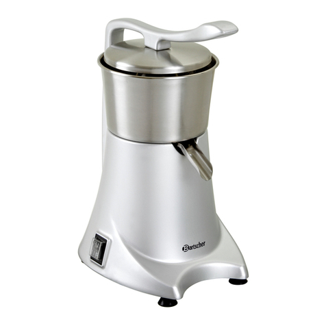 Bartscher CS1 Manual de usuario