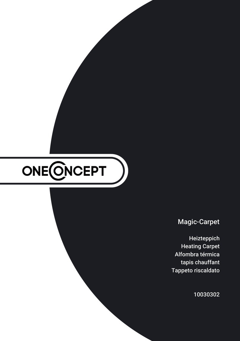 oneConcept Magic-Carpet Manual de usuario