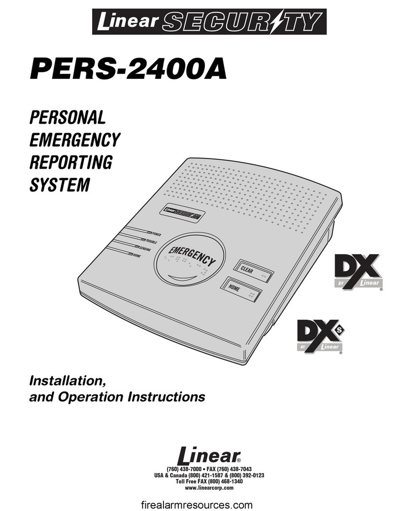 Linear Security PERS2400A Manual del propietario